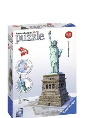 Ravensburger  3D Puzzle  - Statue Of Liberty 108 Piece New In Box